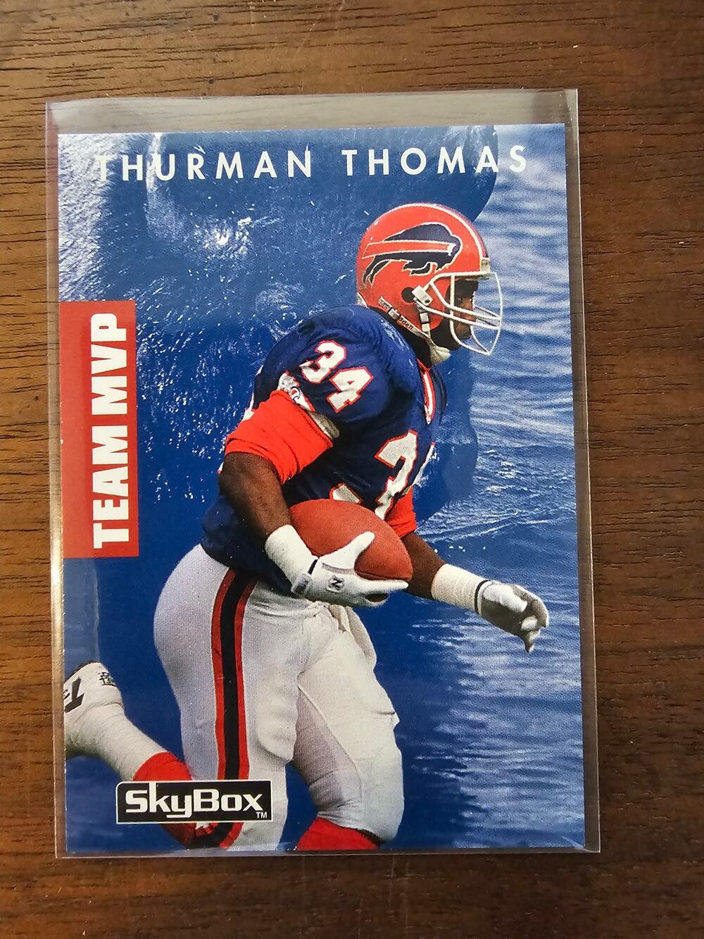 Thurman Thomas 1992 Skybox Primetime #288 - Bills Team MVP - NFL - Fresh Pull